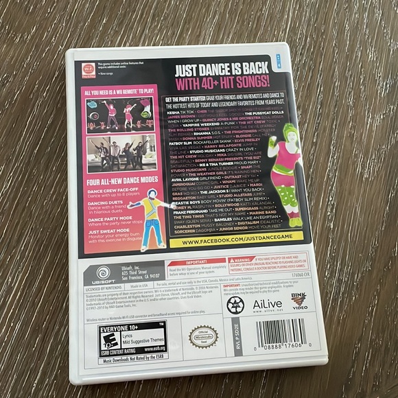 Wii Just Dance 2 Game - Picture 2 of 3